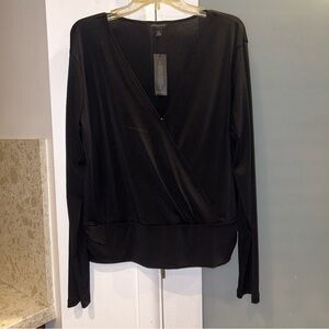 Banana Republic Women’s Black Long Sleeve Blouse XL